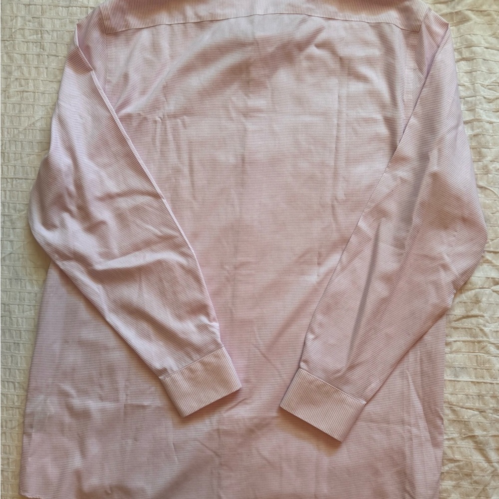 Banana Republic standard fit 100% cotton Pink Dress Shirt - Picture 4 of 7